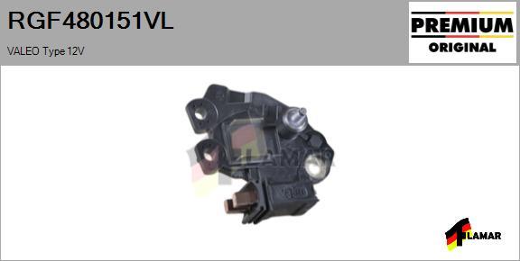 FLAMAR RGF480151VL - Регулатор на генератор vvparts.bg