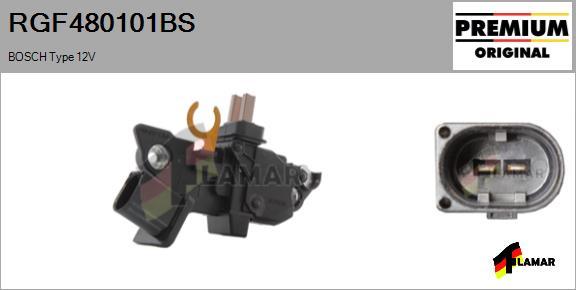 FLAMAR RGF480101BS - Регулатор на генератор vvparts.bg