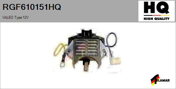 FLAMAR RGF610151HQ - Регулатор на генератор vvparts.bg