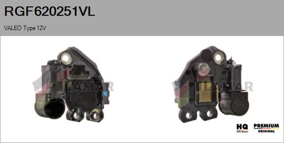 FLAMAR RGF620251VL
 - Регулатор на генератор vvparts.bg