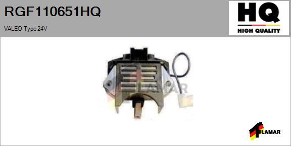 FLAMAR RGF110651HQ - Регулатор на генератор vvparts.bg