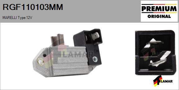 FLAMAR RGF110103MM - Регулатор на генератор vvparts.bg