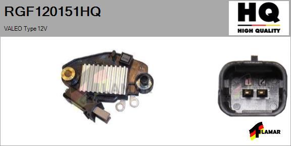 FLAMAR RGF120151HQ - Регулатор на генератор vvparts.bg