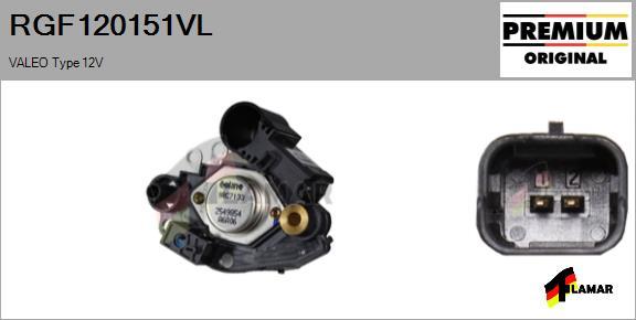 FLAMAR RGF120151VL - Регулатор на генератор vvparts.bg