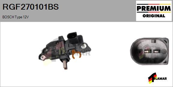 FLAMAR RGF270101BS - Регулатор на генератор vvparts.bg