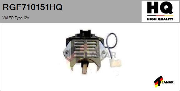 FLAMAR RGF710151HQ - Регулатор на генератор vvparts.bg