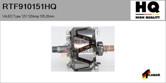 FLAMAR RTF910151HQ - Ротор, генератор vvparts.bg