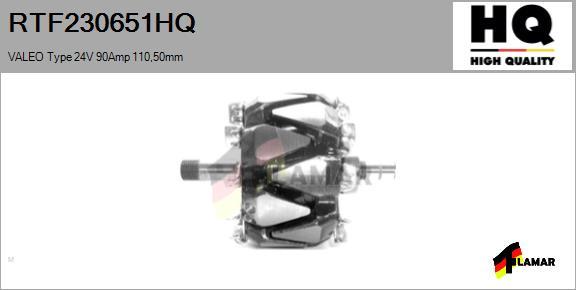 FLAMAR RTF230651HQ - Ротор, генератор vvparts.bg