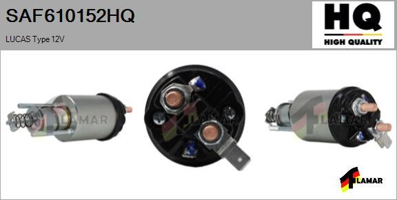 FLAMAR SAF610152HQ - Магнитен превключвател, стартер vvparts.bg