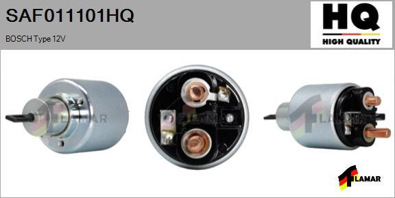 FLAMAR SAF011101HQ - Магнитен превключвател, стартер vvparts.bg