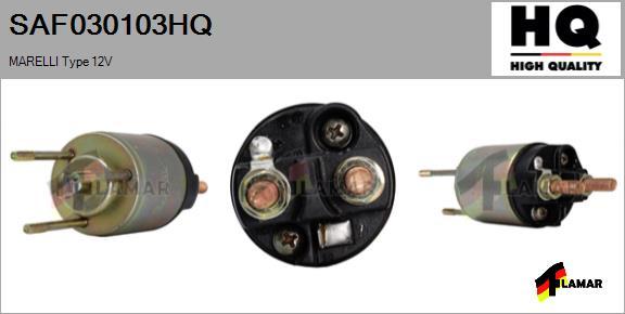 FLAMAR SAF030103HQ - Магнитен превключвател, стартер vvparts.bg