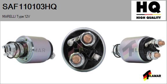 FLAMAR SAF110103HQ - Магнитен превключвател, стартер vvparts.bg