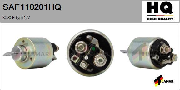 FLAMAR SAF110201HQ - Магнитен превключвател, стартер vvparts.bg