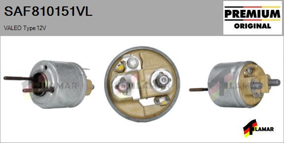 FLAMAR SAF810151VL - Магнитен превключвател, стартер vvparts.bg