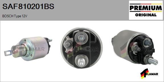 FLAMAR SAF810201BS - Магнитен превключвател, стартер vvparts.bg