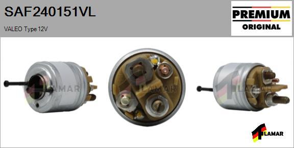 FLAMAR SAF240151VL - Магнитен превключвател, стартер vvparts.bg