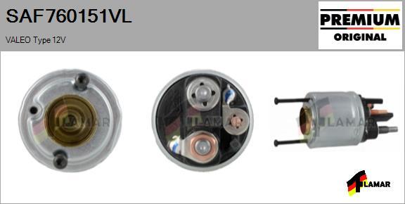 FLAMAR SAF760151VL - Магнитен превключвател, стартер vvparts.bg