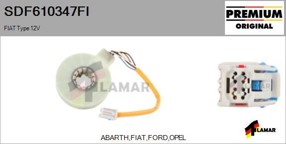 FLAMAR SDF610347FI - Датчик за ъгъла на завиване vvparts.bg