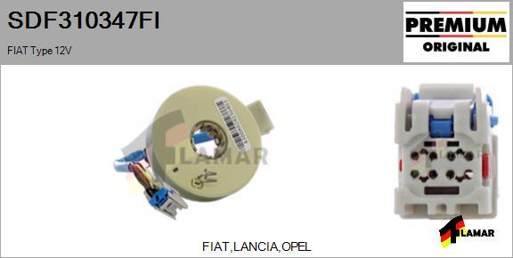 FLAMAR SDF310347FI - Датчик за ъгъла на завиване vvparts.bg