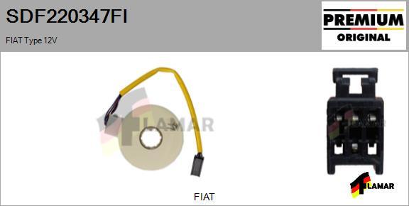 FLAMAR SDF220347FI - Датчик за ъгъла на завиване vvparts.bg