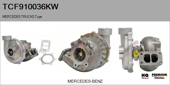 FLAMAR TCF910036KW - Турбина, принудително пълнене с въздух vvparts.bg