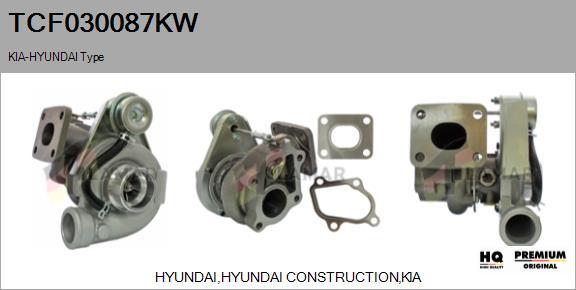 FLAMAR TCF030087KW - Турбина, принудително пълнене с въздух vvparts.bg