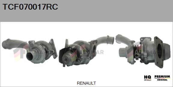 FLAMAR TCF070017RC - Турбина, принудително пълнене с въздух vvparts.bg