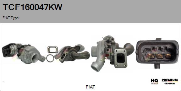 FLAMAR TCF160047KW - Турбина, принудително пълнене с въздух vvparts.bg