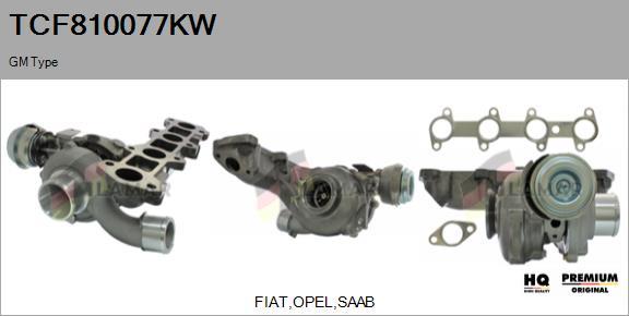 FLAMAR TCF810077KW - Турбина, принудително пълнене с въздух vvparts.bg