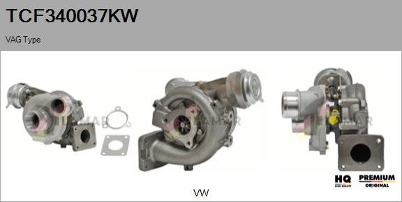 FLAMAR TCF340037KW - Турбина, принудително пълнене с въздух vvparts.bg