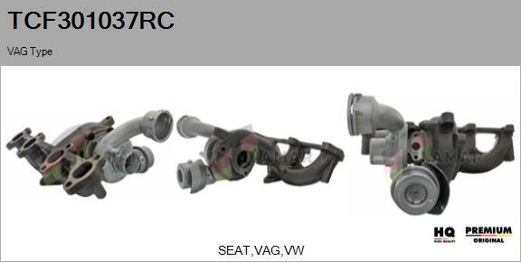 FLAMAR TCF301037RC - Турбина, принудително пълнене с въздух vvparts.bg