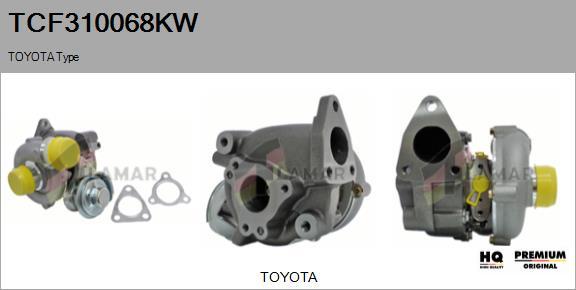 FLAMAR TCF310068KW - Турбина, принудително пълнене с въздух vvparts.bg