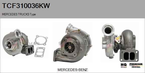 FLAMAR TCF310036KW - Турбина, принудително пълнене с въздух vvparts.bg