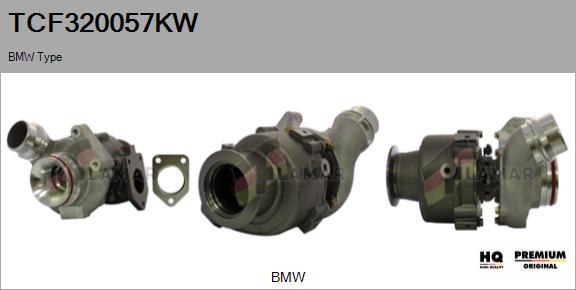 FLAMAR TCF320057KW - Турбина, принудително пълнене с въздух vvparts.bg