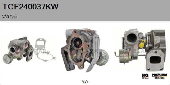 FLAMAR TCF240037KW - Турбина, принудително пълнене с въздух vvparts.bg