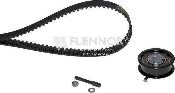 Flennor F904453V - Комплект ангренажен ремък vvparts.bg