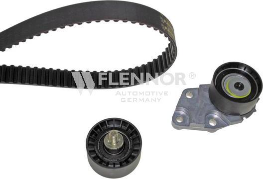 Flennor F904308V - Комплект ангренажен ремък vvparts.bg