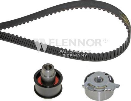 Flennor F904257V - Комплект ангренажен ремък vvparts.bg