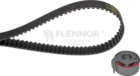 Flennor F904208 - Комплект ангренажен ремък vvparts.bg