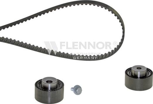 Flennor F914489V - Комплект ангренажен ремък vvparts.bg