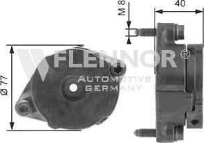 Flennor FA99048 - Паразитна / водеща ролка, пистов ремък vvparts.bg