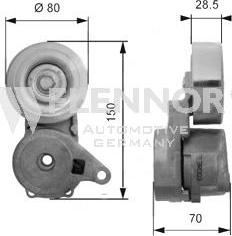 Flennor FA54998 - Паразитна / водеща ролка, пистов ремък vvparts.bg