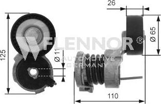 Flennor FS99496 - Паразитна / водеща ролка, пистов ремък vvparts.bg