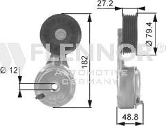 Flennor FS99262 - Паразитна / водеща ролка, пистов ремък vvparts.bg