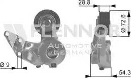 Flennor FS99288 - Паразитна / водеща ролка, пистов ремък vvparts.bg