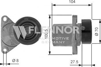 Flennor FS54916 - Паразитна / водеща ролка, пистов ремък vvparts.bg