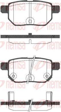 Flexible Drive 1286 22 - Комплект спирачно феродо, дискови спирачки vvparts.bg