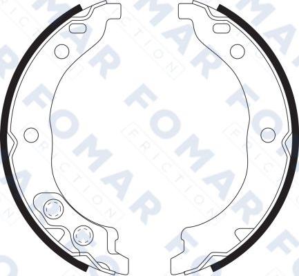 FOMAR Friction FO 9071 - Комплект спирачна челюст vvparts.bg