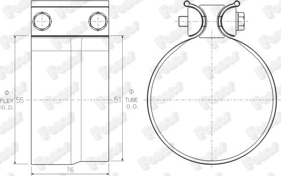 Fonos 61772 - Тръбна връзка, изпускателна система vvparts.bg