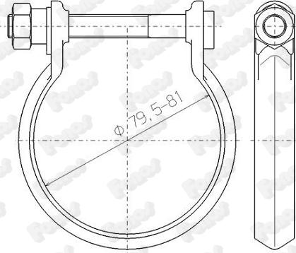 Fonos 80464 - Тръбна връзка, изпускателна система vvparts.bg